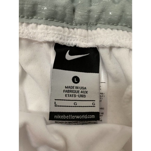 Nike Mens Team FIBA 3X3 Olympic Basketball Shorts White Green Size Large - Picture 3 of 3